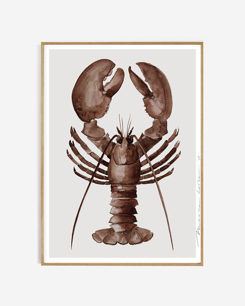 Art print - Lobster brown