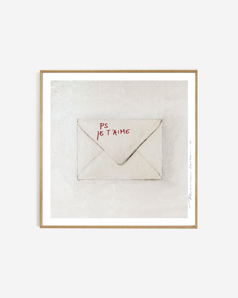 Art print - P.S. Je t'aime