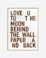 Art print - Wallpaper, brown