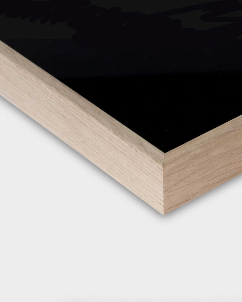 ALUMINIUM FRAME WITH OAK FINISH