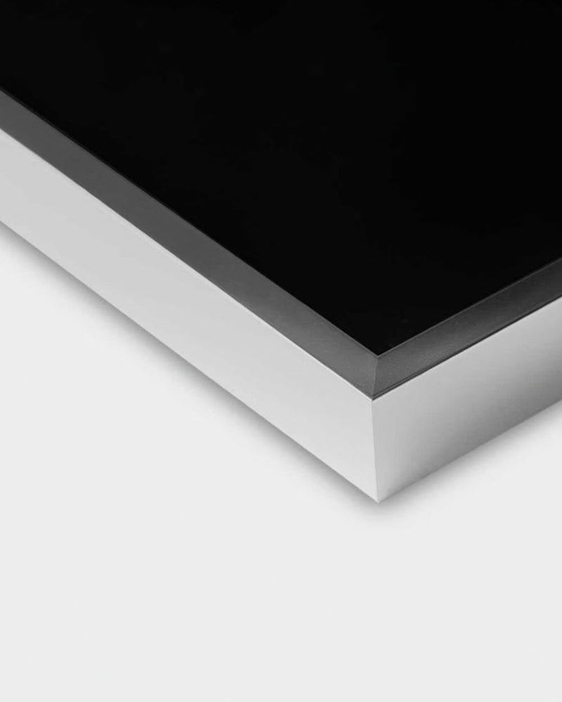 ALUMINIUM FRAME WITH SILVER GLOSS