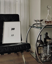 Original artwork woman in pleated skirt, no.1