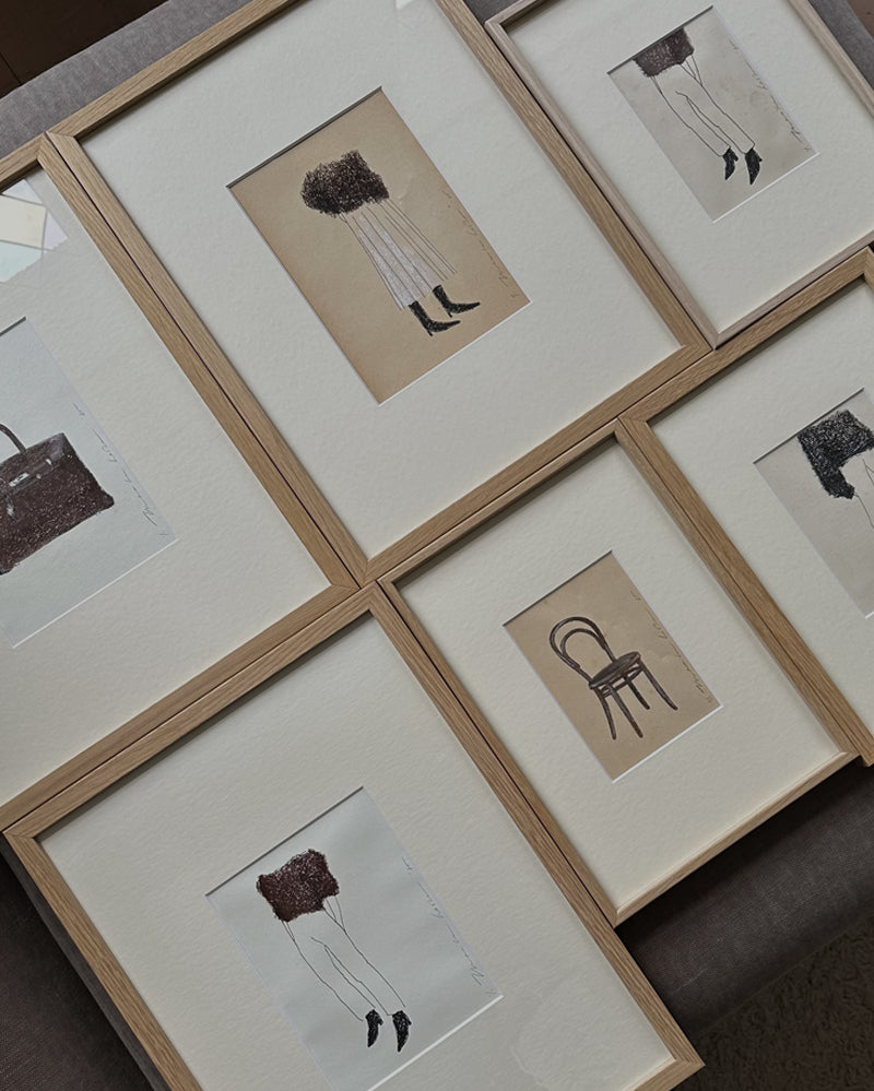 Original artwork 'vintage' Thonet no.1