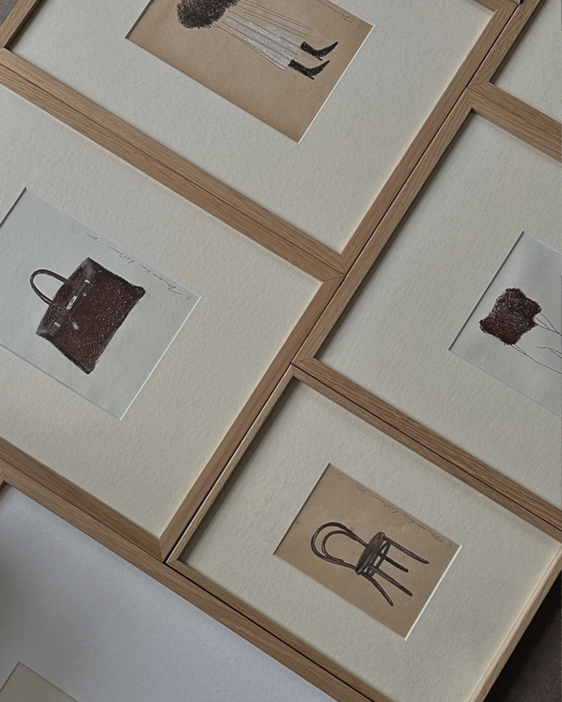 Original artwork 'vintage' Thonet no.1