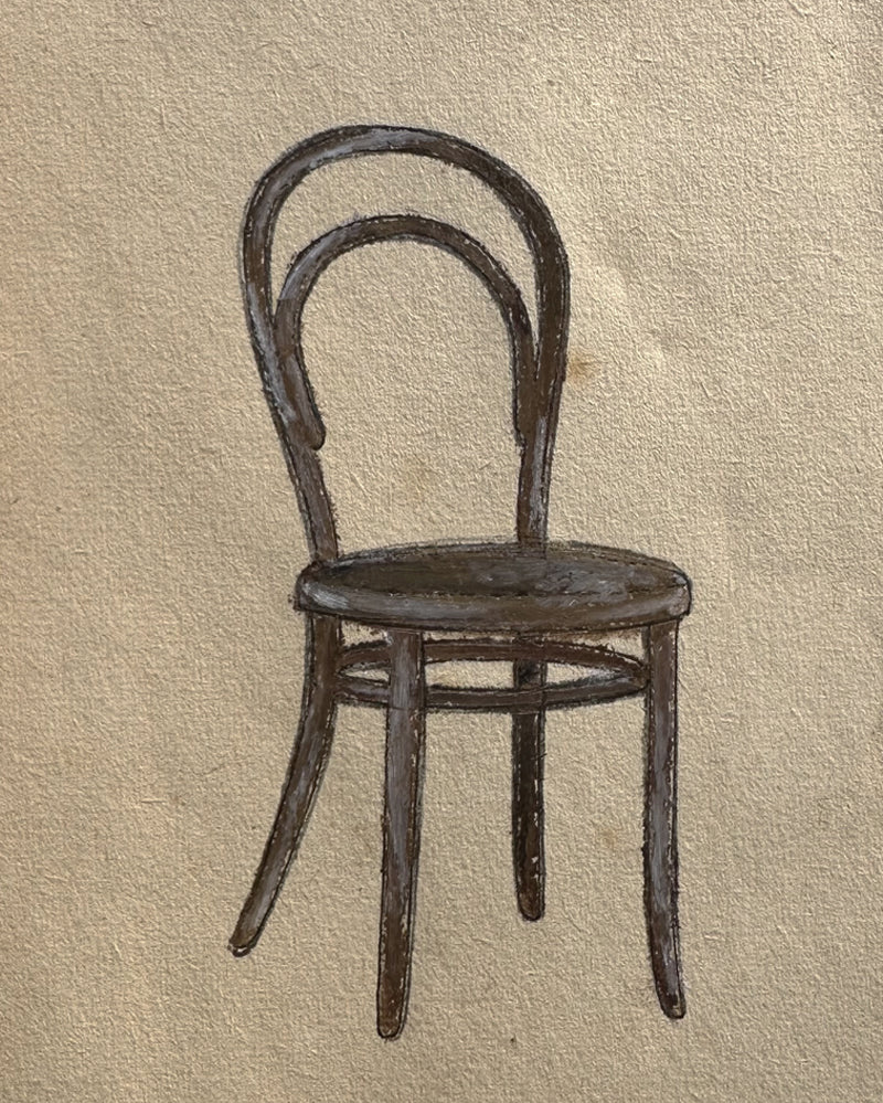 Original artwork 'vintage' Thonet no.1