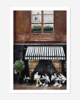 La terrasse - postcard