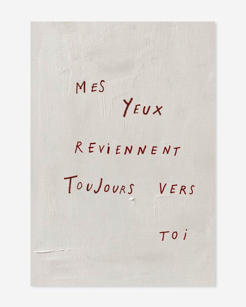 Mes Yeux - postcard