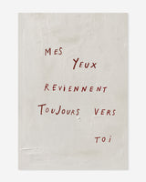 Mes Yeux - postcard