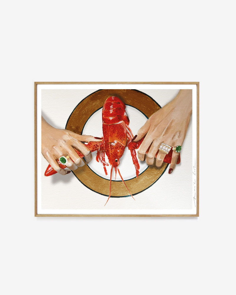 Art print - The Lazy Lobster