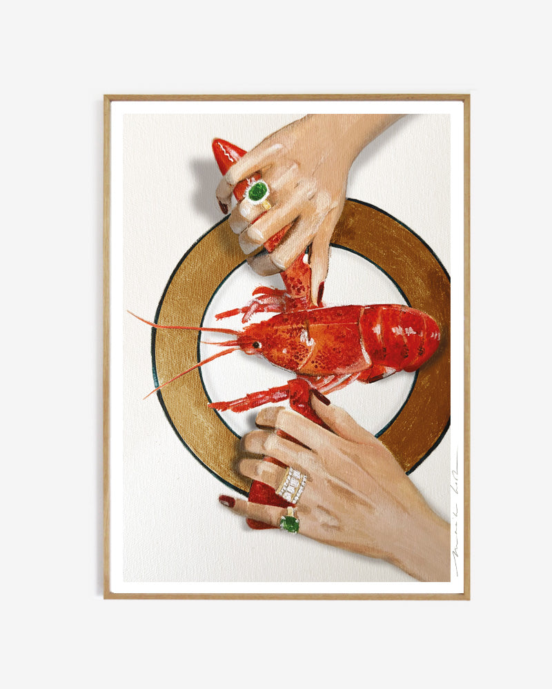 Art print - The Lazy Lobster