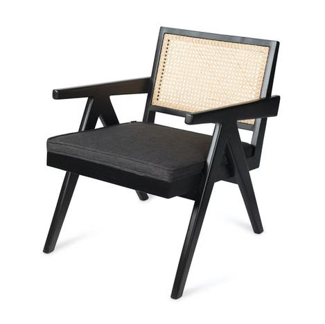 Easy Lounge Chair - Charcoal Black