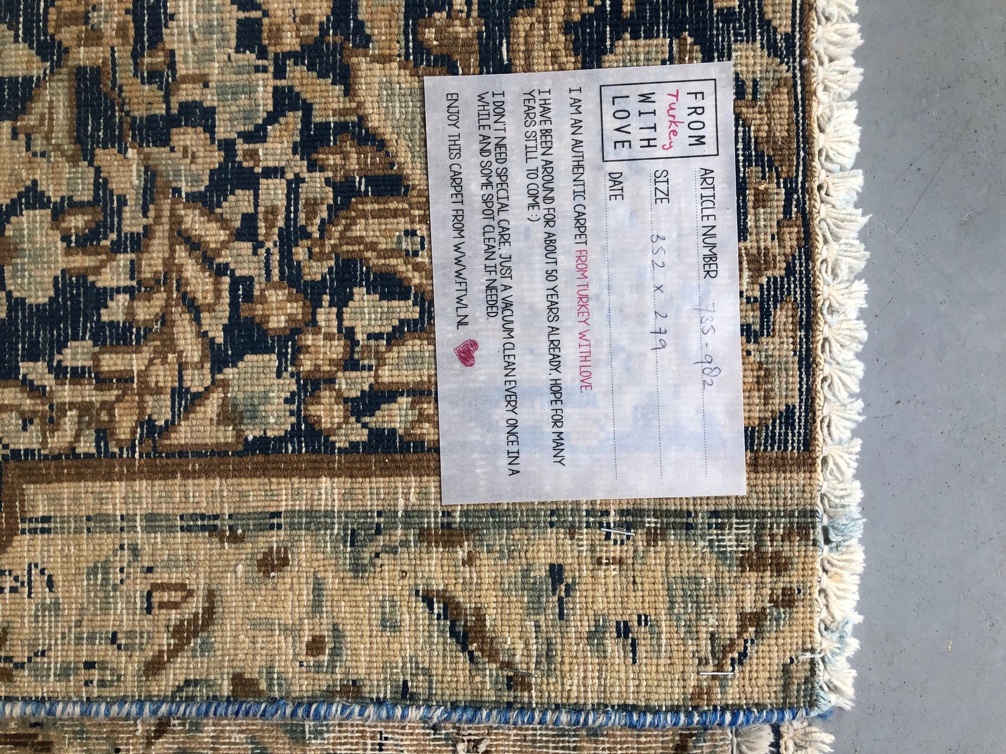 Vintage Kelim - 352 x 279 cm