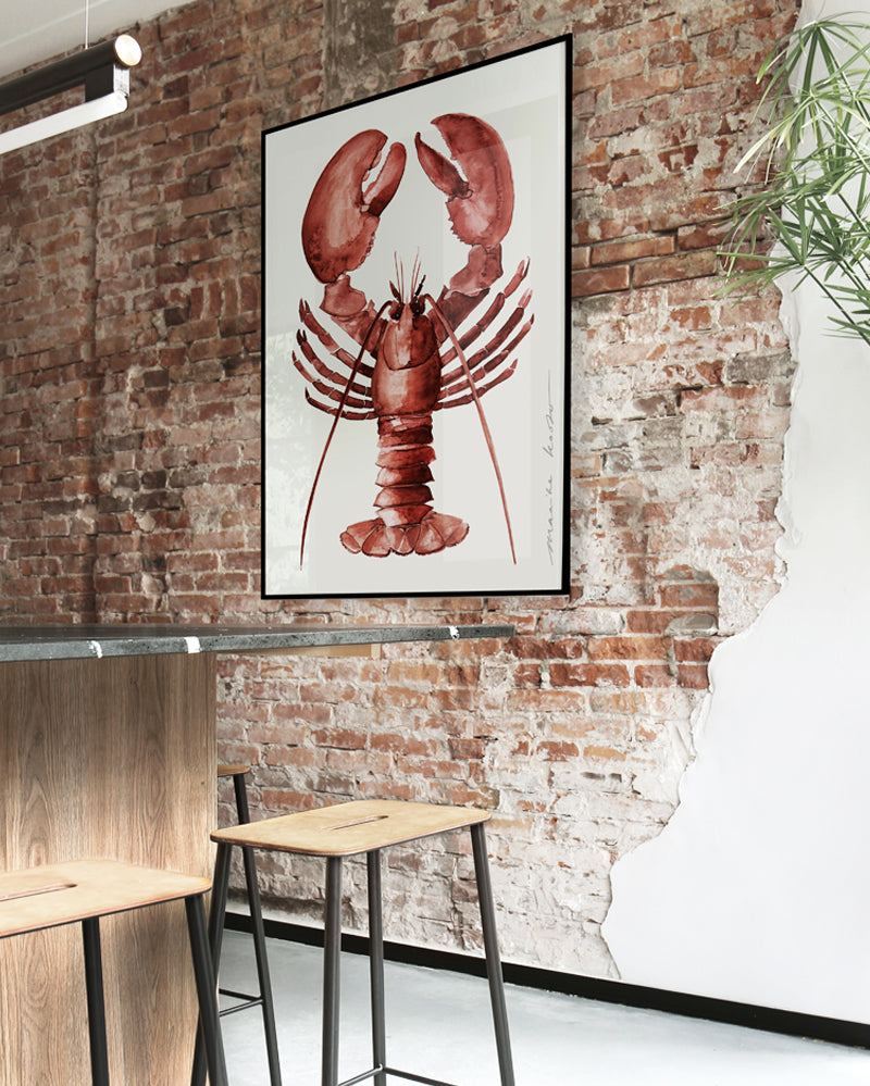 Art print - Lobster red