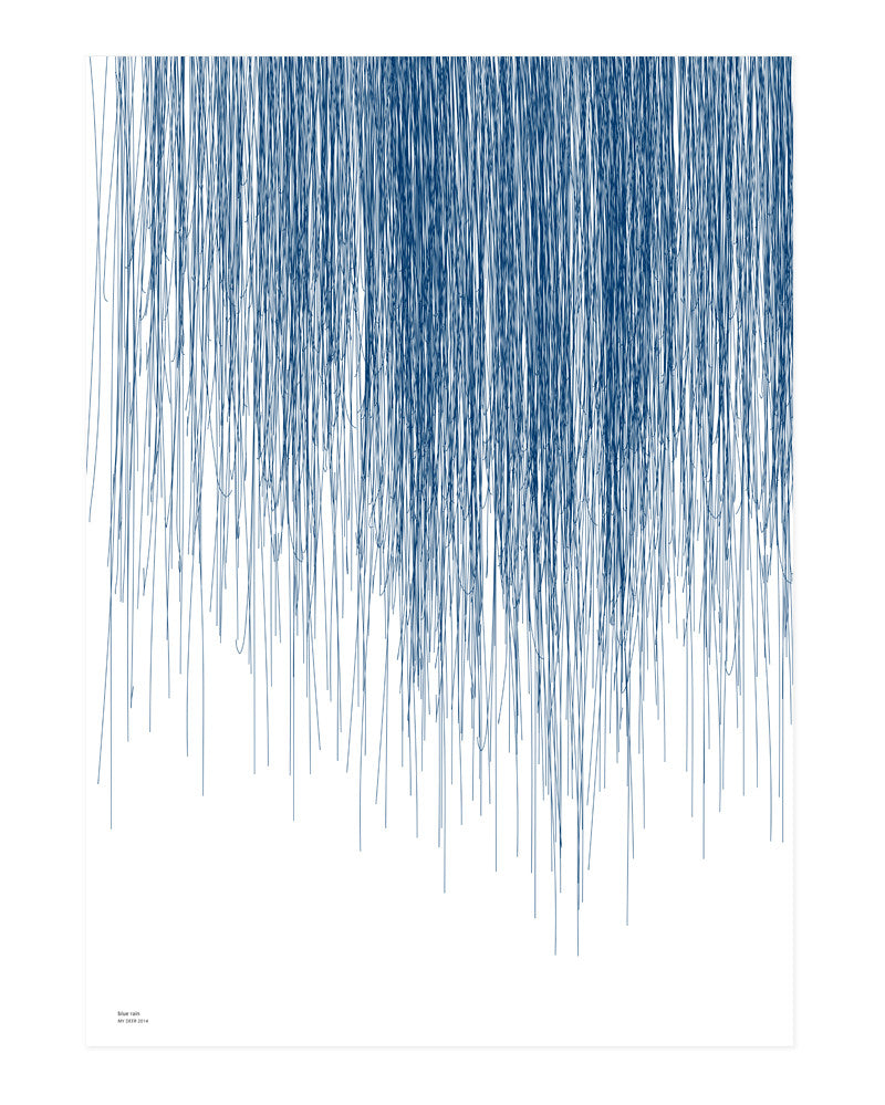 Blue rain