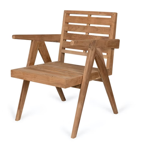 Dining Easy Lounge Chair - Teak Outdoor