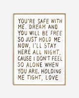 Art print - Hold me tight