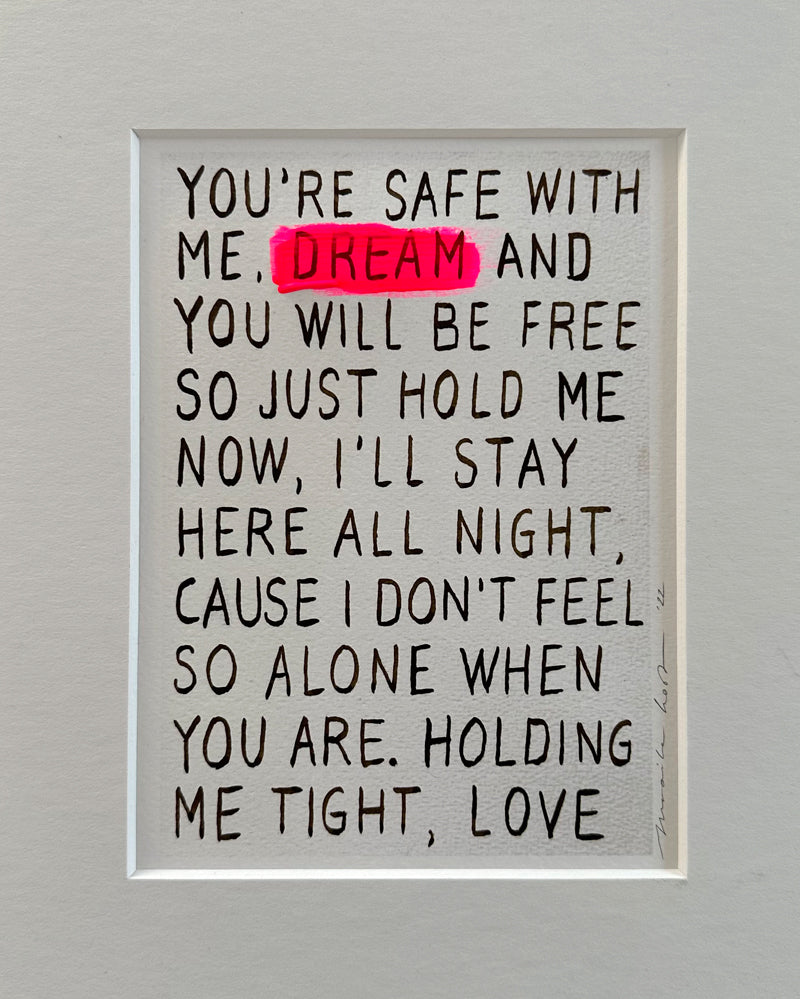 Special - Custom art 'holding me tight'