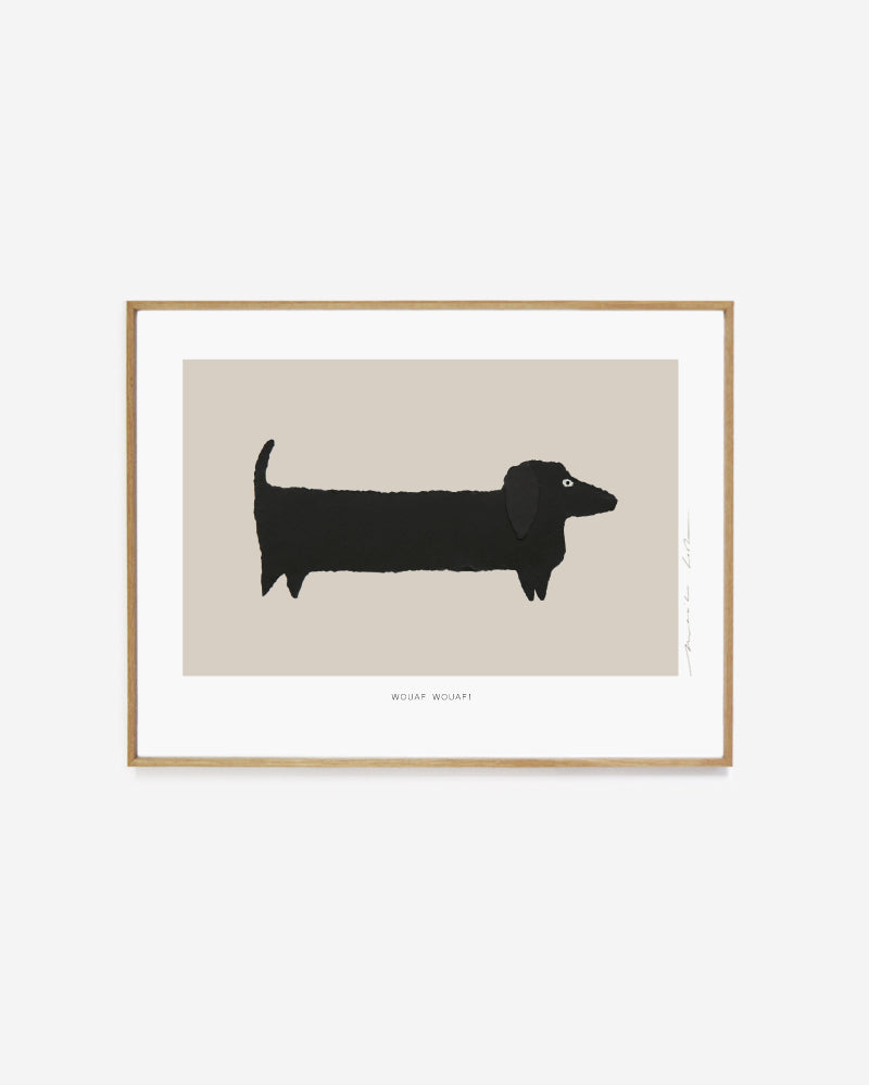 art print - le chien