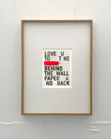 Special - Love you behind the wallpaper 'coral'