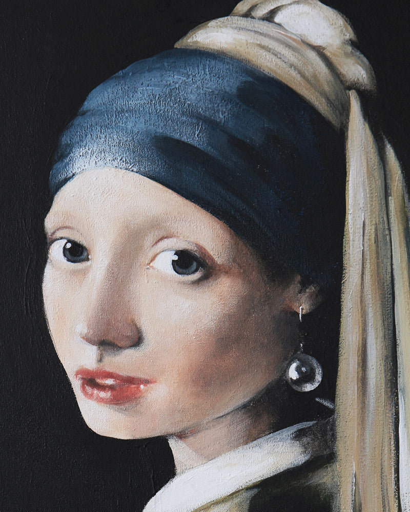 Art Line // Dipped turban girl