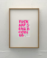 Original - 'send boobies' fluor pink