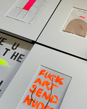 Original - 'send nudes' fluor orange