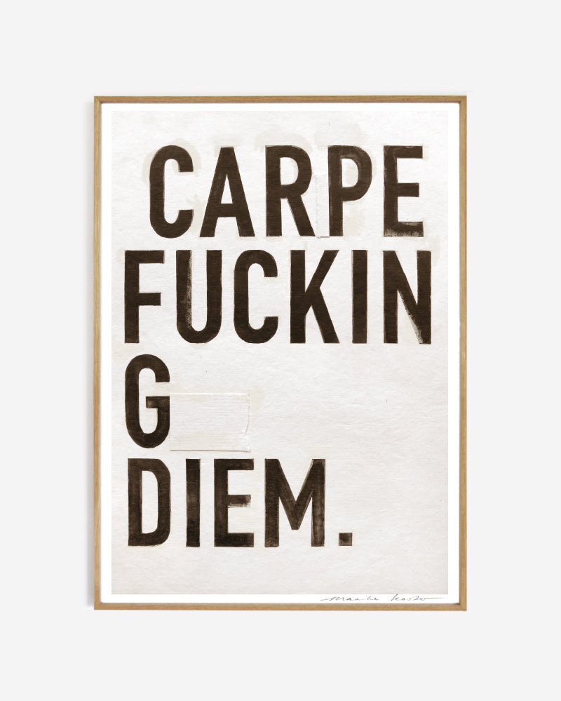 Art print - carpe diem.